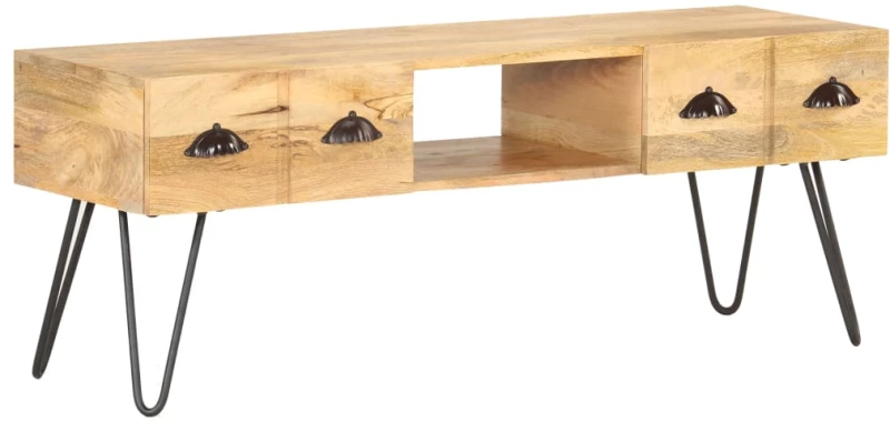ΈΠΙΠΛΟ ΤΗΛΕΟΡΑΣΗΣ 120 X 35 X 45 ΕΚ. ΑΠΟ ΜΑΣΙΦ ΞΥΛΟ ΜΑΝΓΚΟ 321790