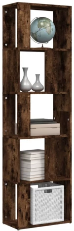 ΒΙΒΛΙΟΘΗΚΗ ΚΑΠΝΙΣΤΗ ΔΡΥΣ 45 X 24 X 160 ΕΚ. ΕΠΕΞΕΡΓΑΣΜΕΝΟ ΞΥΛΟ 826375