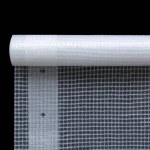 ΜΟΥΣΑΜΑΣ ΜΕ ΎΦΑΝΣΗ LENO ΛΕΥΚΟΣ 3 X 3 Μ. 260 ΓΡ./Μ² 45552