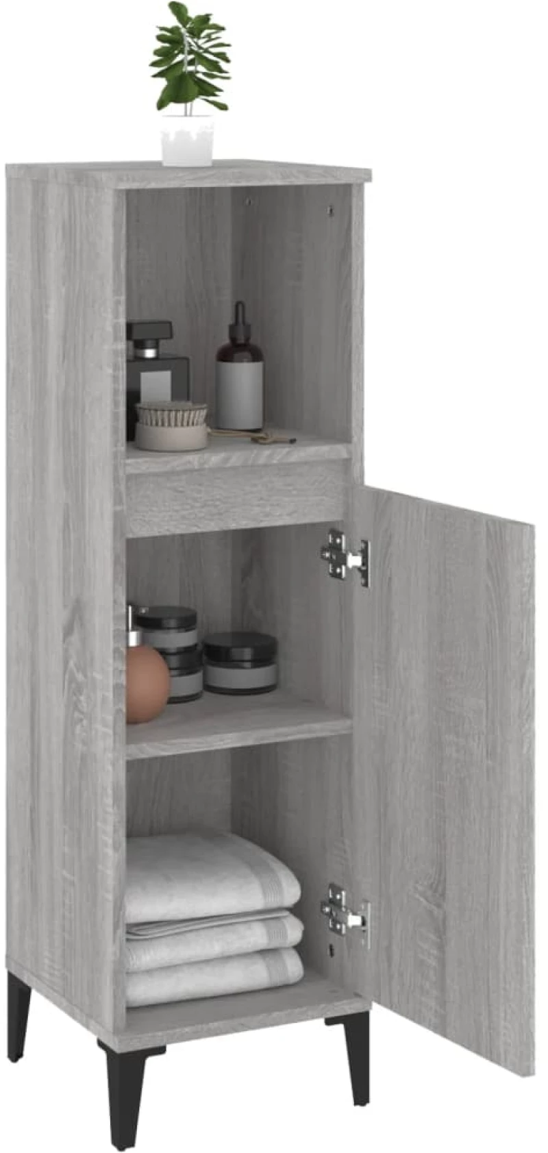 ΝΤΟΥΛΑΠΙ ΜΠΑΝΙΟΥ ΓΚΡΙ SONOMA 30X30X100 ΕΚ. ΕΠΕΞΕΡΓΑΣΜΕΝΟ ΞΥΛΟ 819818