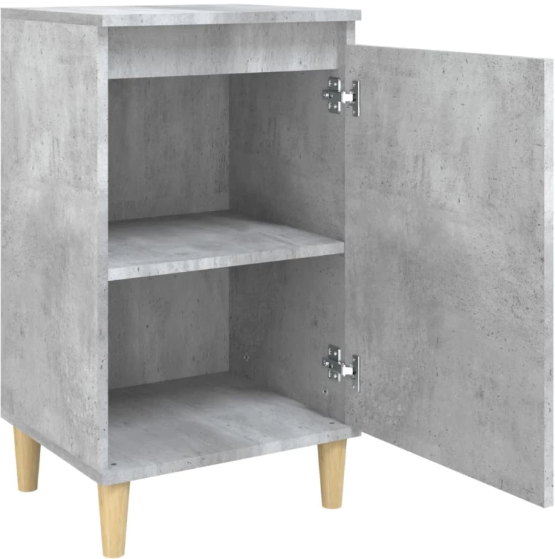 ΚΟΜΟΔΙΝΑ 2 ΤΕΜ. ΓΚΡΙ ΣΚΥΡΟΔΕΜΑΤΟΣ 40X35X70 ΕΚ. ΕΠΕΞΕΡΓ. ΞΥΛΟ 819637