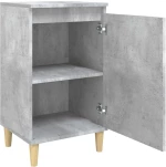 ΚΟΜΟΔΙΝΑ 2 ΤΕΜ. ΓΚΡΙ ΣΚΥΡΟΔΕΜΑΤΟΣ 40X35X70 ΕΚ. ΕΠΕΞΕΡΓ. ΞΥΛΟ 819637