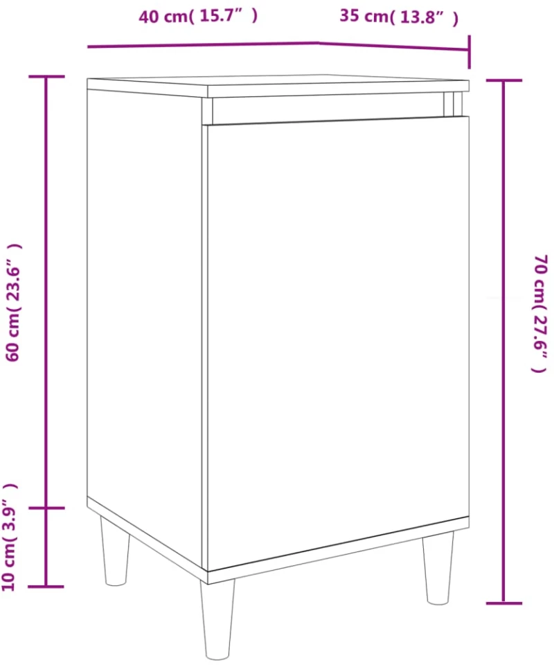 ΚΟΜΟΔΙΝΑ 2 ΤΕΜ. ΓΚΡΙ ΣΚΥΡΟΔΕΜΑΤΟΣ 40X35X70 ΕΚ. ΕΠΕΞΕΡΓ. ΞΥΛΟ 819637