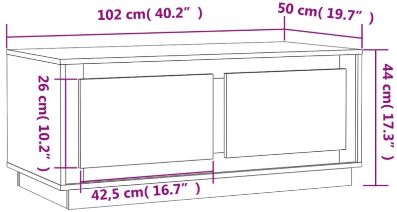 ΤΡΑΠΕΖΑΚΙ ΣΑΛΟΝΙΟΥ ΚΑΠΝΙΣΤΗ ΔΡΥΣ 102X50X44 ΕΚ. ΕΠΕΞΕΡΓΑΣΜ. ΞΥΛΟ 819881