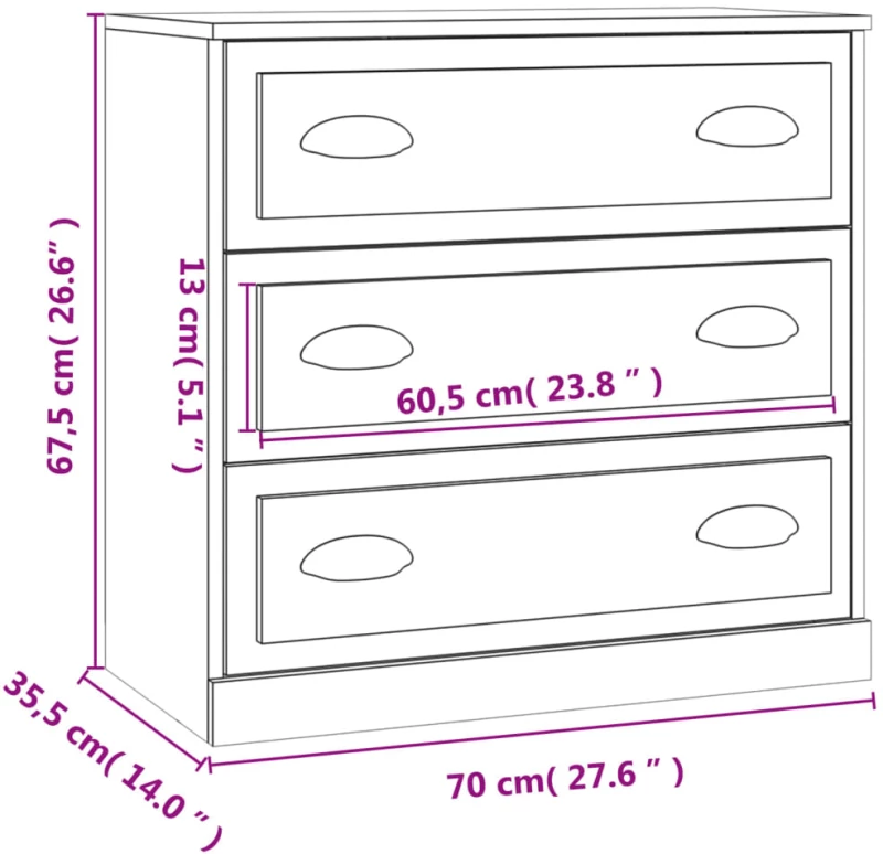 ΜΠΟΥΦΕΣ ΚΑΠΝΙΣΤΗ ΔΡΥΣ 70X35,5X67,5 ΕΚ. ΑΠΟ ΕΠΕΞΕΡΓΑΣΜΕΝΟ ΞΥΛΟ 816229