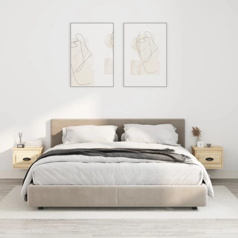 ΚΟΜΟΔΙΝΑ ΕΠΙΤΟΙΧΙΑ 2 ΤΕΜ. SONOMA ΔΡΥΣ 41,5 X 36 X 28 ΕΚ. 816383