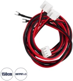 GloboStar® 90245 Καλώδιο Τροφοδοσίας για LED Modules Input x 1 Output x3 Μήκος 150cm