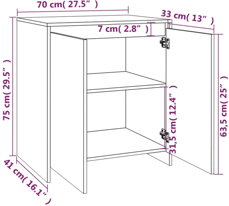 ΜΠΟΥΦΕΣ ΓΚΡΙ ΣΚΥΡΟΔΕΜΑΤΟΣ 70 X 40 X 73,5 ΕΚ. ΑΠΟ ΜΟΡΙΟΣΑΝΙΔΑ 809741