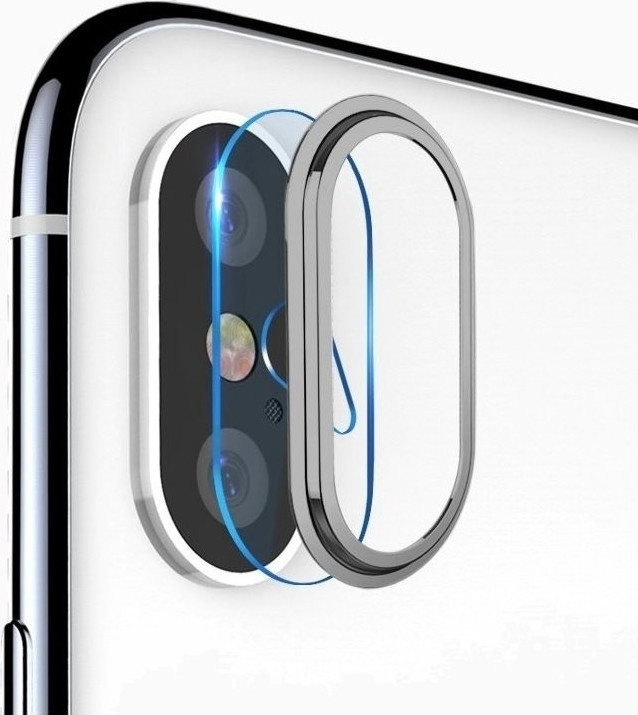 CAMERA PROTECTION SET TOTU DESIGN® CAMERA LENS PROTECTOR/ CAMERA RING 0.28D GREY RING ABIX/IXS/IXSMAX