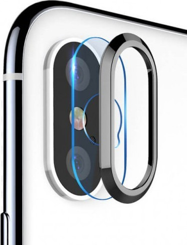 CAMERA PROTECTION SET TOTU DESIGN® CAMERA LENS PROTECTOR/ CAMERA RING 0.28D GREY RING ABIX/IXS/IXSMAX