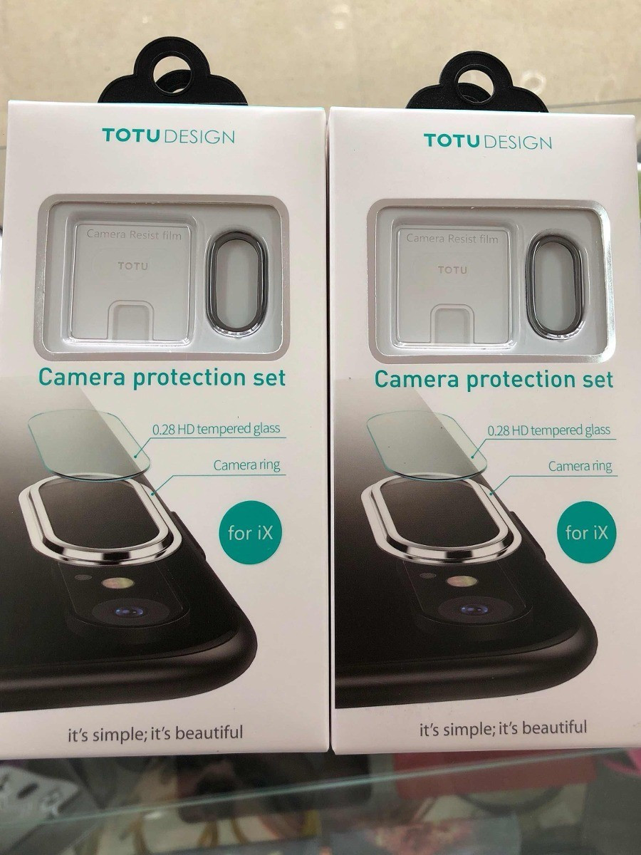 CAMERA PROTECTION SET TOTU DESIGN® CAMERA LENS PROTECTOR/ CAMERA RING 0.28D GREY RING ABIX/IXS/IXSMAX