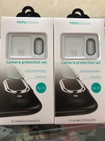 CAMERA PROTECTION SET TOTU DESIGN® CAMERA LENS PROTECTOR/ CAMERA RING 0.28D GREY RING ABIX/IXS/IXSMAX
