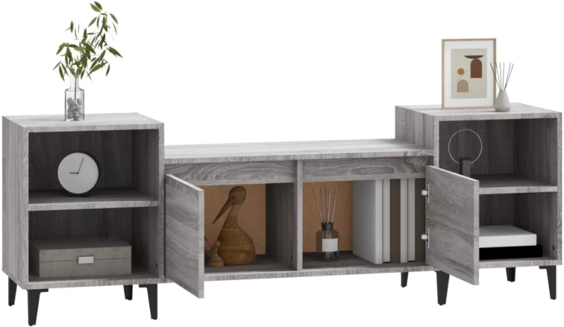 ΈΠΙΠΛΟ ΤΗΛΕΟΡΑΣΗΣ ΓΚΡΙ SONOMA 160X35X55 ΕΚ. ΑΠΟ ΕΠΕΞΕΡΓ. ΞΥΛΟ 821202