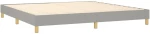 ΚΡΕΒΑΤΙ BOXSPRING ΜΕ ΣΤΡΩΜΑ ΑΝΟΙΧΤΟ ΓΚΡΙ 200X200 ΕΚ. ΥΦΑΣΜΑΤΙΝΟ 3126749
