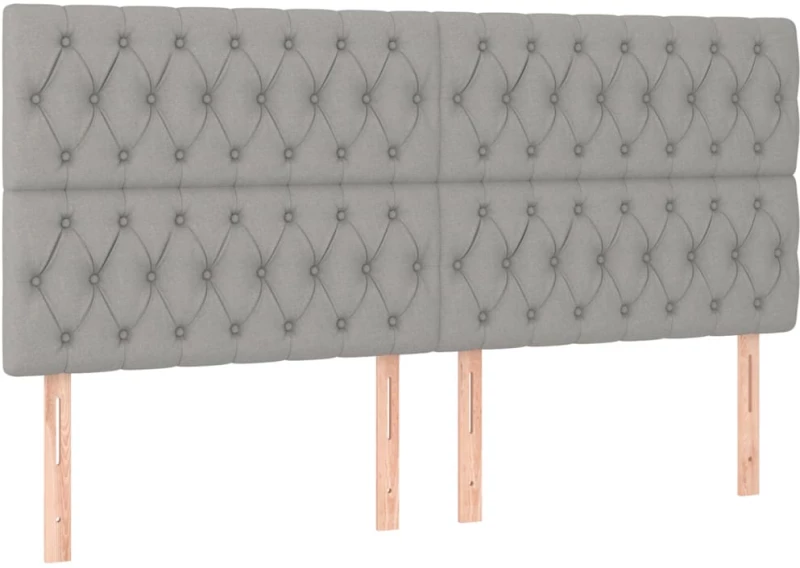 ΚΡΕΒΑΤΙ BOXSPRING ΜΕ ΣΤΡΩΜΑ ΑΝΟΙΧΤΟ ΓΚΡΙ 200X200 ΕΚ. ΥΦΑΣΜΑΤΙΝΟ 3128229