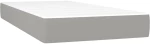 ΚΡΕΒΑΤΙ BOXSPRING ΜΕ ΣΤΡΩΜΑ ΑΝΟΙΧΤΟ ΓΚΡΙ 200X200 ΕΚ. ΥΦΑΣΜΑΤΙΝΟ 3128629