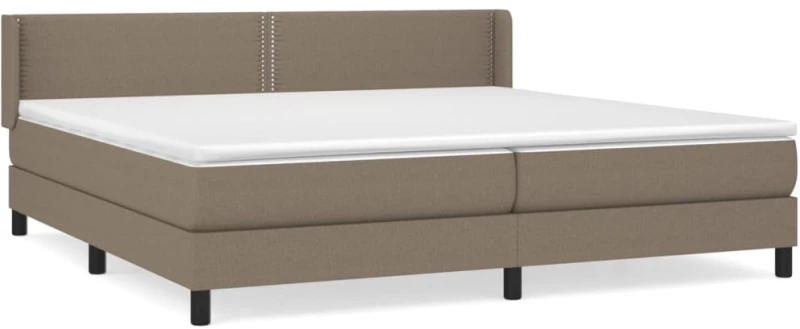 ΚΡΕΒΑΤΙ BOXSPRING ΜΕ ΣΤΡΩΜΑ TAUPE 200X200 ΕΚ. ΥΦΑΣΜΑΤΙΝΟ 3129661