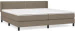 ΚΡΕΒΑΤΙ BOXSPRING ΜΕ ΣΤΡΩΜΑ TAUPE 200X200 ΕΚ. ΥΦΑΣΜΑΤΙΝΟ 3129661