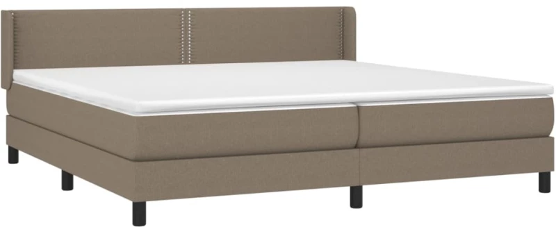 ΚΡΕΒΑΤΙ BOXSPRING ΜΕ ΣΤΡΩΜΑ TAUPE 200X200 ΕΚ. ΥΦΑΣΜΑΤΙΝΟ 3129661
