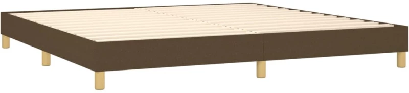 ΚΡΕΒΑΤΙ BOXSPRING ΜΕ ΣΤΡΩΜΑ ΣΚΟΥΡΟ ΚΑΦΕ 200X200 ΕΚ. ΥΦΑΣΜΑΤΙΝΟ 3130140