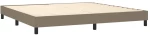 ΚΡΕΒΑΤΙ BOXSPRING ΜΕ ΣΤΡΩΜΑ TAUPE 200X200 ΕΚ. ΥΦΑΣΜΑΤΙΝΟ 3140005