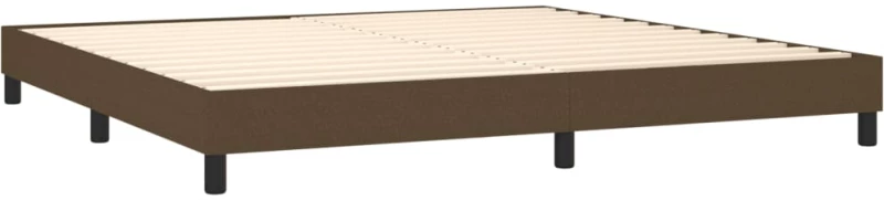 ΚΡΕΒΑΤΙ BOXSPRING ΜΕ ΣΤΡΩΜΑ ΣΚΟΥΡΟ ΚΑΦΕ 200X200 ΕΚ. ΥΦΑΣΜΑΤΙΝΟ 3140244