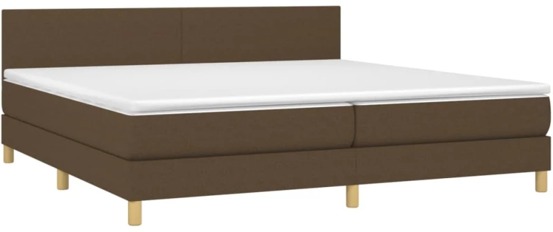 ΚΡΕΒΑΤΙ BOXSPRING ΜΕ ΣΤΡΩΜΑ ΣΚΟΥΡΟ ΚΑΦΕ 200X200 ΕΚ. ΥΦΑΣΜΑΤΙΝΟ 3140484