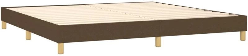 ΚΡΕΒΑΤΙ BOXSPRING ΜΕ ΣΤΡΩΜΑ ΣΚΟΥΡΟ ΚΑΦΕ 200X200 ΕΚ. ΥΦΑΣΜΑΤΙΝΟ 3140484