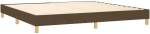 ΚΡΕΒΑΤΙ BOXSPRING ΜΕ ΣΤΡΩΜΑ ΣΚΟΥΡΟ ΚΑΦΕ 200X200 ΕΚ. ΥΦΑΣΜΑΤΙΝΟ 3140484