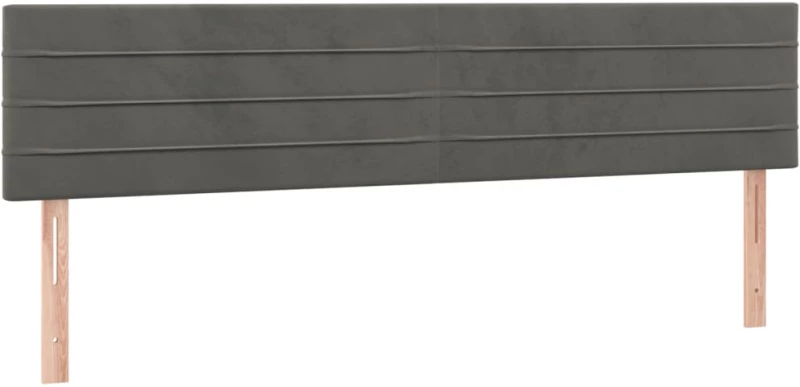 ΚΡΕΒΑΤΙ BOXSPRING ΜΕ ΣΤΡΩΜΑ ΣΚΟΥΡΟ ΓΚΡΙ 200X200 ΕΚ. ΒΕΛΟΥΔΙΝΟ 3141384