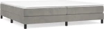 ΚΡΕΒΑΤΙ BOXSPRING ΜΕ ΣΤΡΩΜΑ ΑΝΟΙΧΤΟ ΓΚΡΙ 200X200 ΕΚ. ΒΕΛΟΥΔΙΝΟ 3144351
