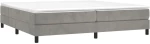 ΚΡΕΒΑΤΙ BOXSPRING ΜΕ ΣΤΡΩΜΑ ΑΝΟΙΧΤΟ ΓΚΡΙ 200X200 ΕΚ. ΒΕΛΟΥΔΙΝΟ 3144351