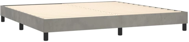 ΚΡΕΒΑΤΙ BOXSPRING ΜΕ ΣΤΡΩΜΑ ΑΝΟΙΧΤΟ ΓΚΡΙ 200X200 ΕΚ. ΒΕΛΟΥΔΙΝΟ 3144351