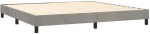 ΚΡΕΒΑΤΙ BOXSPRING ΜΕ ΣΤΡΩΜΑ ΑΝΟΙΧΤΟ ΓΚΡΙ 200X200 ΕΚ. ΒΕΛΟΥΔΙΝΟ 3144351