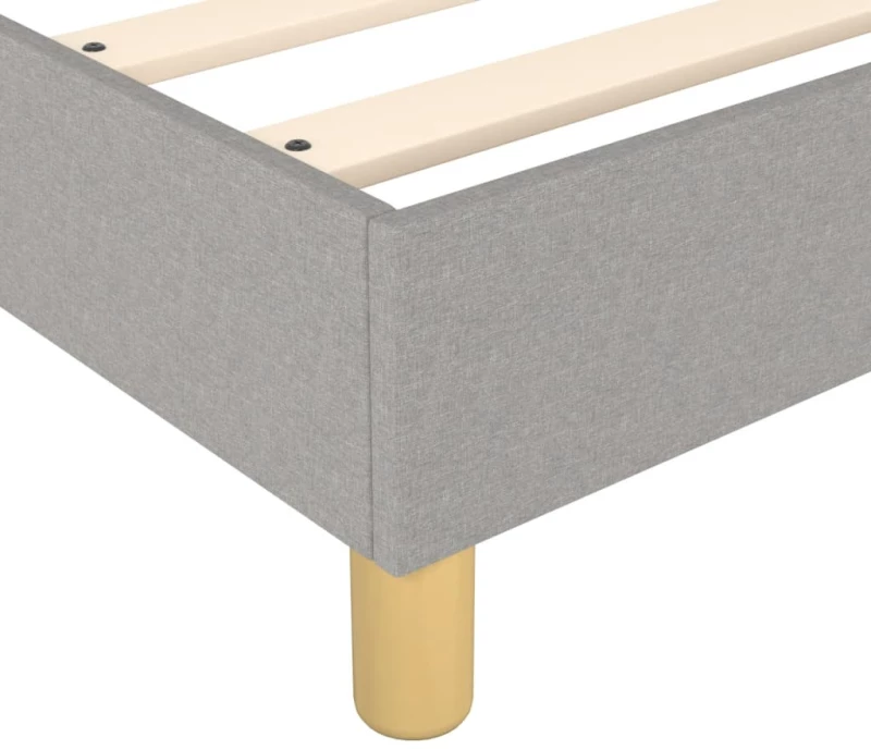 ΚΡΕΒΑΤΙ BOXSPRING ΜΕ ΣΤΡΩΜΑ ΑΝΟΙΧΤΟ ΓΚΡΙ 200X200 ΕΚ. ΥΦΑΣΜΑΤΙΝΟ 3144546