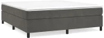 ΚΡΕΒΑΤΙ BOXSPRING ΜΕ ΣΤΡΩΜΑ ΣΚΟΥΡΟ ΓΚΡΙ 200X200 ΕΚ. ΒΕΛΟΥΔΙΝΟ 3144700