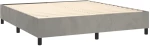 ΚΡΕΒΑΤΙ BOXSPRING ΜΕ ΣΤΡΩΜΑ ΑΝΟΙΧΤΟ ΓΚΡΙ 200X200 ΕΚ. ΒΕΛΟΥΔΙΝΟ 3137863
