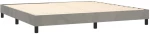 ΚΡΕΒΑΤΙ BOXSPRING ΜΕ ΣΤΡΩΜΑ ΑΝΟΙΧΤΟ ΓΚΡΙ 200X200 ΕΚ. ΒΕΛΟΥΔΙΝΟ 3130979