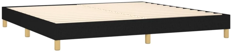 ΚΡΕΒΑΤΙ BOXSPRING ΜΕ ΣΤΡΩΜΑ & LED ΜΑΥΡΟ 200X200 ΕΚ. ΥΦΑΣΜΑΤΙΝΟ 3133903