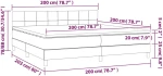 ΚΡΕΒΑΤΙ BOXSPRING ΜΕ ΣΤΡΩΜΑ ΣΚΟΥΡΟ ΓΚΡΙ 200X200 ΕΚ. ΒΕΛΟΥΔΙΝΟ 3141324