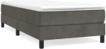 ΠΛΑΙΣΙΟ ΚΡΕΒΑΤΙΟΥ BOXSPRING ΣΚΟΥΡΟ ΓΚΡΙ 80X200 ΕΚ. ΒΕΛΟΥΔΙΝΟ 3120737