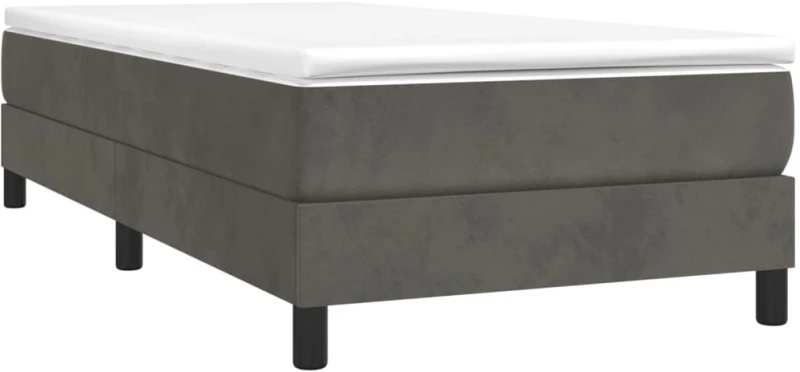 ΠΛΑΙΣΙΟ ΚΡΕΒΑΤΙΟΥ BOXSPRING ΣΚΟΥΡΟ ΓΚΡΙ 80X200 ΕΚ. ΒΕΛΟΥΔΙΝΟ 3120737