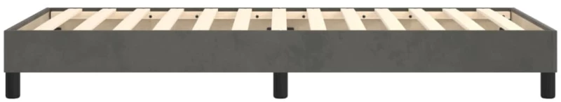 ΠΛΑΙΣΙΟ ΚΡΕΒΑΤΙΟΥ BOXSPRING ΣΚΟΥΡΟ ΓΚΡΙ 80X200 ΕΚ. ΒΕΛΟΥΔΙΝΟ 3120737