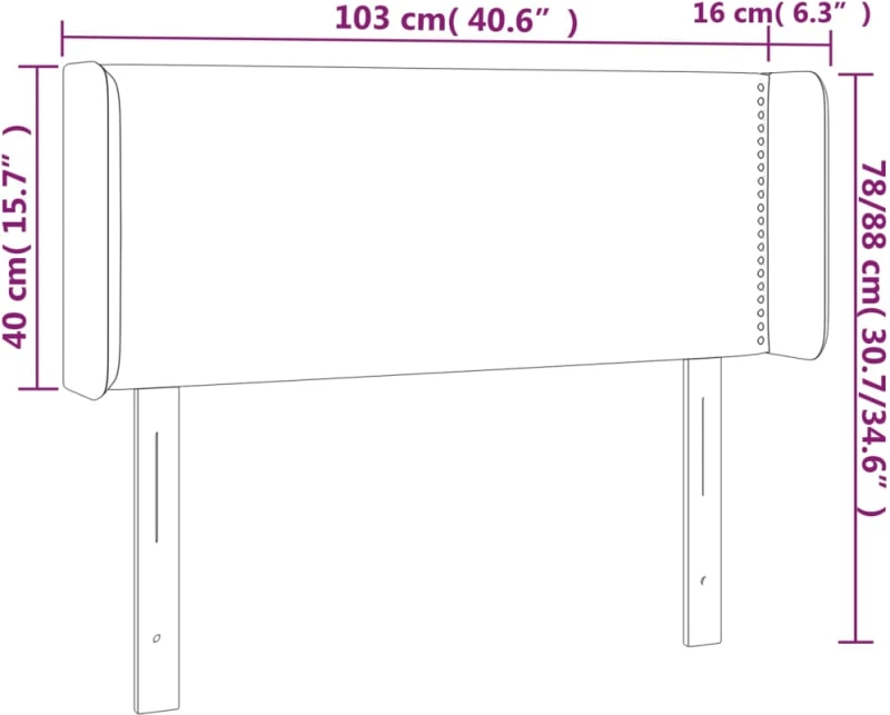 ΚΕΦΑΛΑΡΙ ΜΕ ΠΤΕΡΥΓΙΑ ΣΚΟΥΡΟ ΓΚΡΙ 103X16X78/88 ΕΚ. ΒΕΛΟΥΔΙΝΟ 3118671