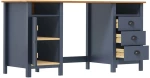 ΓΡΑΦΕΙΟ HILL RANGE ΓΚΡΙ 150X50X74 ΕΚ. ΜΑΣΙΦ ΞΥΛΟ ΠΕΥΚΟΥ 289001