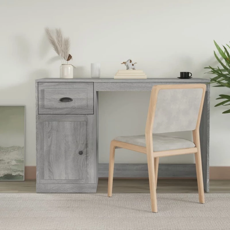 ΓΡΑΦΕΙΟ ΜΕ ΣΥΡΤΑΡΙ ΓΚΡΙ SONOMA 115X50X75 ΕΚ. ΕΠΕΞΕΡΓΑΣΜΕΝΟ ΞΥΛΟ 816478