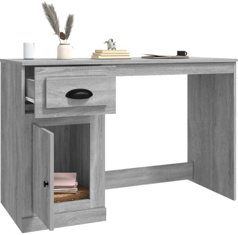 ΓΡΑΦΕΙΟ ΜΕ ΣΥΡΤΑΡΙ ΓΚΡΙ SONOMA 115X50X75 ΕΚ. ΕΠΕΞΕΡΓΑΣΜΕΝΟ ΞΥΛΟ 816478