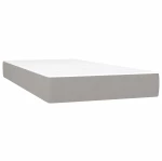 ΚΡΕΒΑΤΙ BOXSPRING ΜΕ ΣΤΡΩΜΑ ΑΝΟΙΧΤΟ ΓΚΡΙ 200X200 ΕΚ. ΥΦΑΣΜΑΤΙΝΟ 3141961