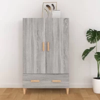 ΝΤΟΥΛΑΠΑ ΓΚΡΙ SONOMA 70 X 31 X 115 ΕΚ. ΑΠΟ ΕΠΕΞΕΡΓΑΣΜΕΝΟ ΞΥΛΟ 817472
