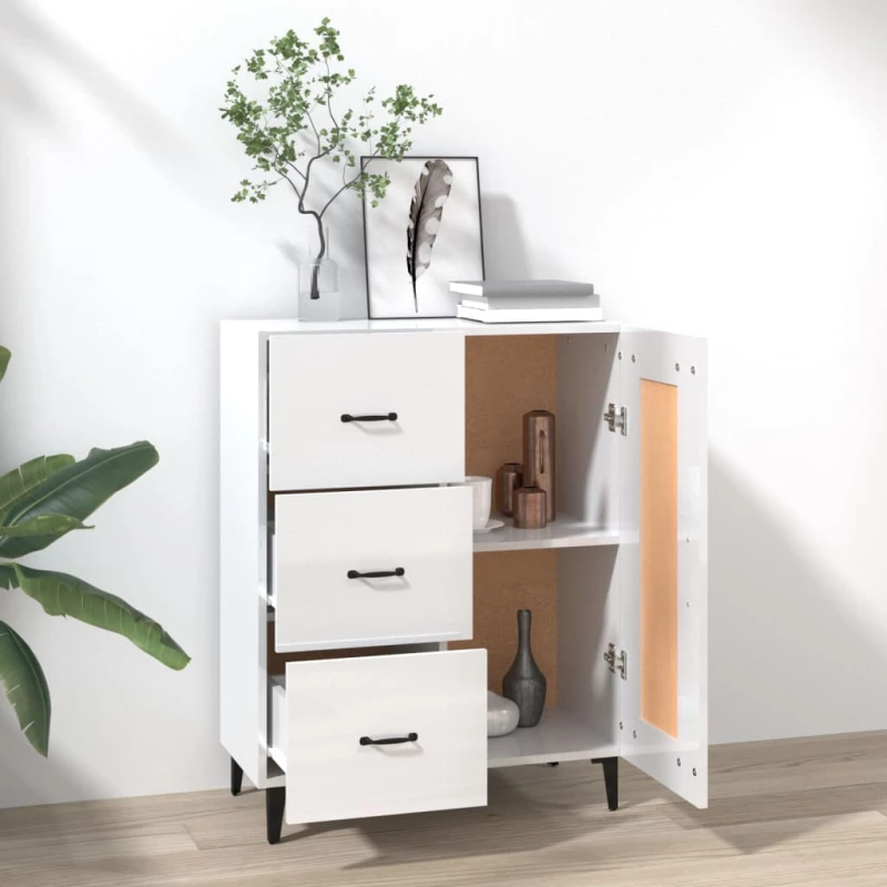ΝΤΟΥΛΑΠΙ ΓΥΑΛΙΣΤΕΡΟ ΛΕΥΚΟ 69,5X34X90 ΕΚ. ΕΠΕΞΕΡΓΑΣΜΕΝΟ ΞΥΛΟ 812237